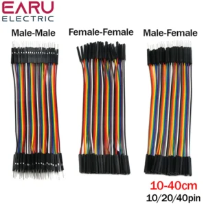 10/40PIN Cable Dupont Line 10cm 20cm 30cm Male to Male Female to Female Male to FeMale Jumper Dupont Wire Cable For PCB DIY KIT