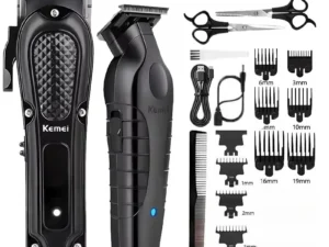Kemei Professional Hair Clipper for Men KM-1071 KM-2299 Cordless Hair Clipper Men's Beard Trimmer Electric Haircut Beauty Kit