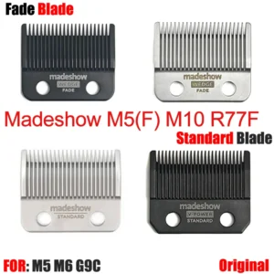 Original Madeshow M5(F) Blade M10 Kulilang R66 R77F G9C Wedge Fade Blades Hair Clipper Ultra Thin Blade Trimmer Replacement