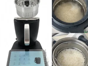 TM7 Stainless Steel Steamer Rack Insert For Pot Thermomix TM7 TM5 TM6 Rice Cooker Steaming Basket Kitchen Accessories
