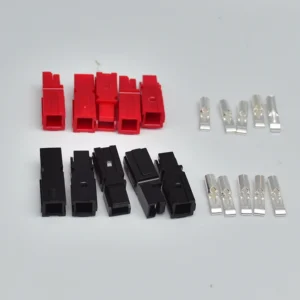 5 Pairs 30 Amp Power Pole Red Black Connectors For Style Plugs Marine Power Connector Copper Terminals