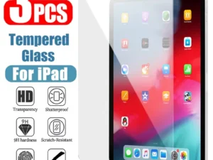 3Pcs Tempered Glass Film For Apple iPad 10th 9th 8th 7th Mini 6 5 4 3 For Apple iPad Air 5 4 3 Pro 12.9 11 2022 2021 2020 2018