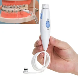 Water Flosser Handle Mouth Teeth Irrigator Hose Handle Tooth Care Replacement for WP-100 Home Water Flosser Handle Accessories