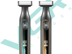 VGR V-360 Professional Shaving Set LED Intelligent Digital Display Men's Shaver IPX6 Waterproof Private Area Cleaning Shaver