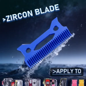 Zircon Long Teeth Moving Blade PHANTECHO for JUCAI JC06 8148 V003 R66 Madeshow Wmark CRUNCH Professional Clipper Replacement