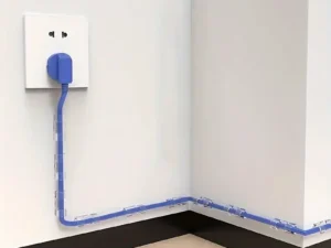 Clear Plastic Cable Clips - Transparent Wire Organizers for Wall & Desk Cable Management, Adhesive Cord Holders