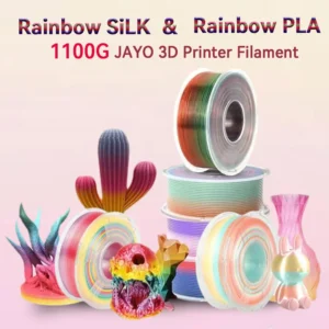 JAYO PLA Rainbow Filament 1.75mm 11OOG PLA Transparent/ Silk PLA Rainbow 3D Filament For FDM Neatly Wound 3D Printing Material