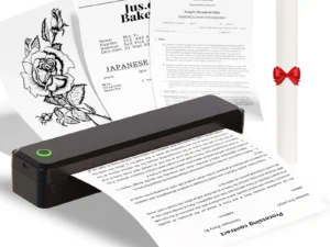 Portable Printers Wireless Inkless Thermal A4 Label Maker US Letter/A4/A5/B5 Android iOS Phone & Laptop For Travel Office School