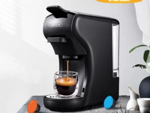 HiBREW Coffee Machine 19 Bar 4in1 Hot & Cold Multiple Capsule Espresso Cafetera Pod Coffee Maker Dolce Milk Nexpresso Powder H1A