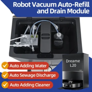 Dreame X60 X50 L20 L10 X40 matrix 10 Robot Vacuum Water Change Kit Auto Water Refill and Drain water hookup kit Drainage system