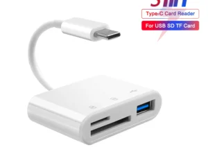 Type C Card Reader SD TF Memory Card Reader USB C OTG Adapter High Speed Data Transmitter for Phone 15 Macbook Smart Cell Phone