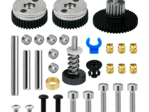 Haldis 3D Printer Accessories High Quality Hardened Steel HGX-LITE-Extruder Gear Kit, Compatible with Ender-3/Ender-3