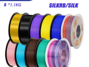 JAYO 3D Printer Filament PETG PLA HSMPETG PLA PLUS 1.75mm 5Rolls 3D Printing Materials for 100% No Bubble &FDM 3D Pen DIY Gift