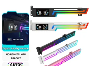 UPSIREN ARGB 5V 3PIN graphics card bracket adjustable height ARGB AURA SYNC computer graphics card VGA bracket