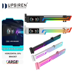 UPSIREN ARGB 5V 3PIN graphics card bracket adjustable height ARGB AURA SYNC computer graphics card VGA bracket
