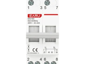 Din Rail 2P 40A 63A AC400V 50/60Hz Modular MTS Dual Power Manual Transfer Switch Isolating Discounnecting Switch Circuit Breaker