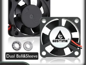 Gdstime 3010 Fan 24V Dual Ball Cooling Fan 3cm DC 12V 5V Radial Fan 30x10mm Brushless Axial Fan for 3D Printer Fan Mini Cooler