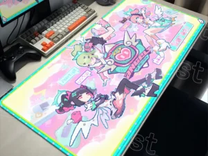 XXL Zenless Zone Zero 'Angels of Delusion' Aria Chinatsu Mousepad New ZZZ Game Character Desk Mat for Office And Keyboard