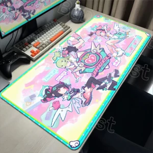XXL Zenless Zone Zero 'Angels of Delusion' Aria Chinatsu Mousepad New ZZZ Game Character Desk Mat for Office And Keyboard