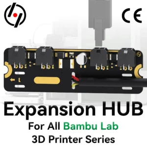 For Bambu Lab 4-Port Expansion Hub with Power Signal Protection for All Bambu Lab 3D Printers Accessory