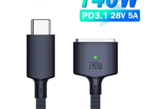 140W USB Type C to Magsafe 3 Magnetic Charger Cord Laptop Charging Cable Converter PD 2M for MacBook Air/Pro A2442 A2485 A2681