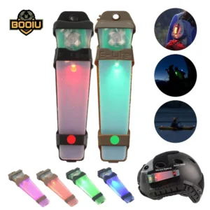 Airsoft Helmet Flashlight Sport Helmet Light Identification Marker Light Survival Signal Outdoor Hunting Tactical Helmet Lamp