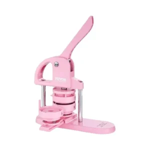 SucceBuy 3-IN-1 Button Maker Button Maker Machine with Panda Magic Book Ergonomic Arc Handle Punch Press Kit