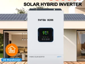 DATOUBOSS 48V 8500W MPPT Hybrid Solar Inverter Pure Sine Wave 110/120V US Standard Off-Grid PV Energy Storage for Home