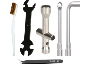 3D Printer MK8 MK10 Wrench Set Cross Socket Spanner for Nozzle Cleaning Copper Brush Tool Tweezers L Spanner For Ender 3 5 CR-10