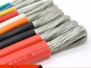 1M/5M Heat-resistant cable 30 28 26 24 22 20 18 16 15 14 13 12 10 AWG Ultra Soft Silicone Wire High Temperature Flexible Copper