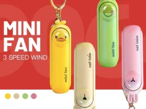 Cute Mini Fan Portable Hand Fold Bedside Office USB Charge Battery Table Desk Cooling USB Cooling Folding Handheld Fan