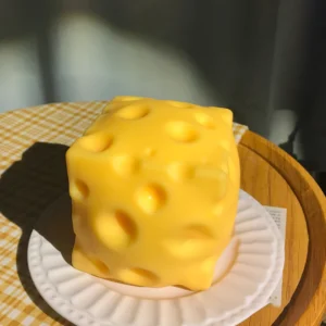 5CM Cheese Squeeze Toy Extra Large Size Cheese Squishy Fidget Toys Slow Rebound Shapeable Venting Ball for Adults Gifts 2026 New