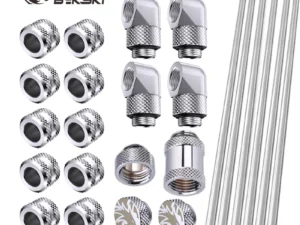 BYKSKI Fitting 90 Degree Hard Tube Fittings/Tube Kits Water Cooling Pc Computer Accessories Water Cooling Kit DIY G'1/4 Thread