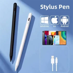 New Universal Fast Charge Touch Screen Stylus Pen for Tablet and Mobile Phone, High Precision Stylus with Palm Rejection and Tilt Sensitivity, Wide Compatibility with iOS, Android and Windows Devices