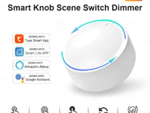 New Tuya ZigBee Smart Knob Switch DIY Wireless Scene Button Rotatable Dimmer Switch Home Appliances Automation Linkage Remoter