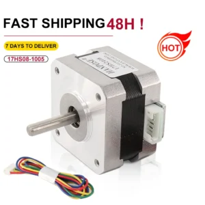 High Torque Certification 17HS2408 4-Lead 42 Motor 42BYGH 0.6A 12N.CM CNC Laser and 3D Printer Motor Nema17 Stepper Motor