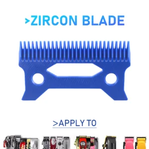 Zircon Long Teeth Moving Blade Clipper Accessories Replacement for JUCAI JC06 8148 V003 R66 M10 Madeshow Wmark Kulilang VGR