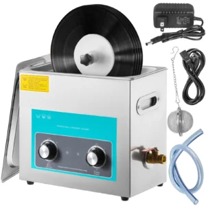 SucceBuy 6L Knob Ultrasonic Vinyl Record Cleaner Portable Washing Machine Ultrasound Dishwasher Contact Lenses Dental Jewelry