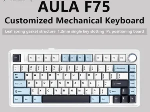 AULA F75 2.4G Wireless/Bluetooth/Wired Gaming Mechanical Keyboard RGB Customized 75% Layout OEM Profile Gasket Structure