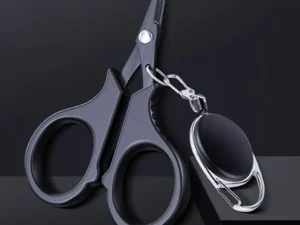 1Set Black Titanium Coating Stainless Steel Fishing Scissor Plier Cut PE Braid Line Cutter Plies Outdoor Fishing Supplies Tools