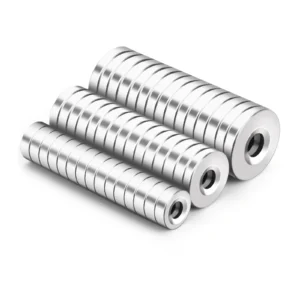 8/10/12/15/18/20x3 Strong Magnet Countersunk Round NdFeB Neodymium Magnet Powerful Rare Earth Permanent Fridge Magnets with hole