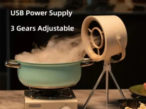 2025 New Portable Exhaust Fan Small Kitchen Hood Extractor Barbecue USB Supply Desktop Range Hoods Mini Suction Cooker Hood