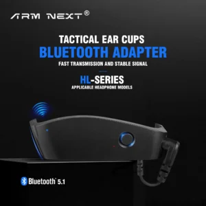 W1 Bluetooth Adapter Design for Walker's Series Electronic Shooting Earmuffs Convert Wire Earmuff to Wireless One