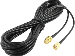 RP-SMA to SMA Extension Cable - Male to Female Coaxial Feeder Wire for WiFi Antenna/Router/RG174 Network Card