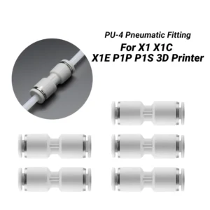 For Lab X1 X1C X1E P1P P1S 3D Printer PTFE Tube Pneumatic Connector 1.75mm Filament Extruder For Bamboo 3D Printer Part