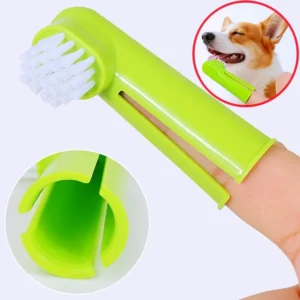 Dog Toothbrush Set Pet Toothbrush 3PCS Dog Teeth Cleaning Finger Dogs Toothbrushes Suit Oral Care Cat Tooth Brush Pet Supplies