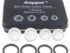 HEPPE Bike Brake Ceramics Piston for SHIMANO M640 M810 M6120 M7120 M8020 M8120 M9120 Saint M820 Brake Calipers 4 Pistons w/ Seal
