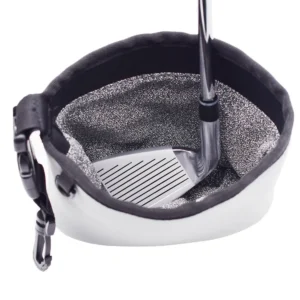 Golf Club Cleaning Bag Wear Resist Equipment Cleaning Pouch Golf Ball Organizer Pocket Golf Club Bag Accessories