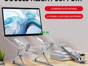 YYLM N8 Laptop Stand Aluminum for Macbook Adjustable Portable More Stabe Laptop Stand Cooling Stand Foldable Notebook Holder