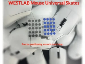 WestLab PTFE UPE+Soundproofing Foam Small Round Dots Mouse Skates Control Speed Mice Feet Glides For Cloth Hard Glass Mouse Pads